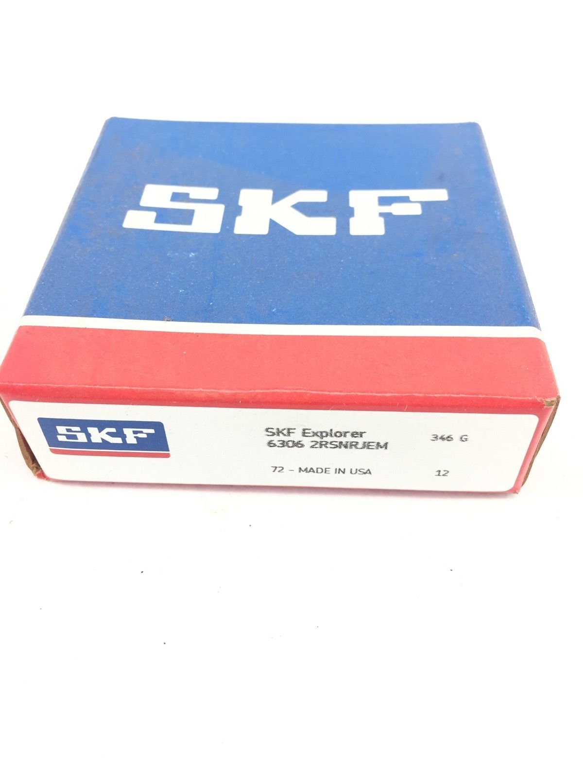 SKF 6306-2RSNRJEM SKF ROW BALL BEARING NEW IN BOX (F168) 2