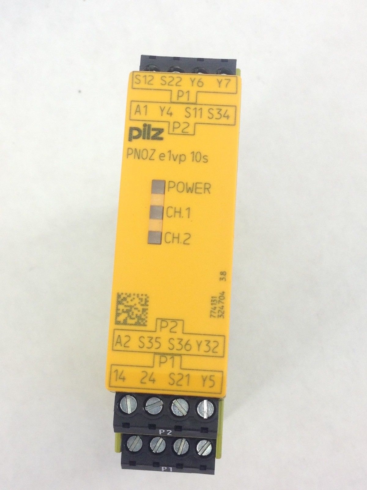 PILZ PNOZE1VP10S SAFETY EMERGENCY STOP RELAY 24VDC (A825)