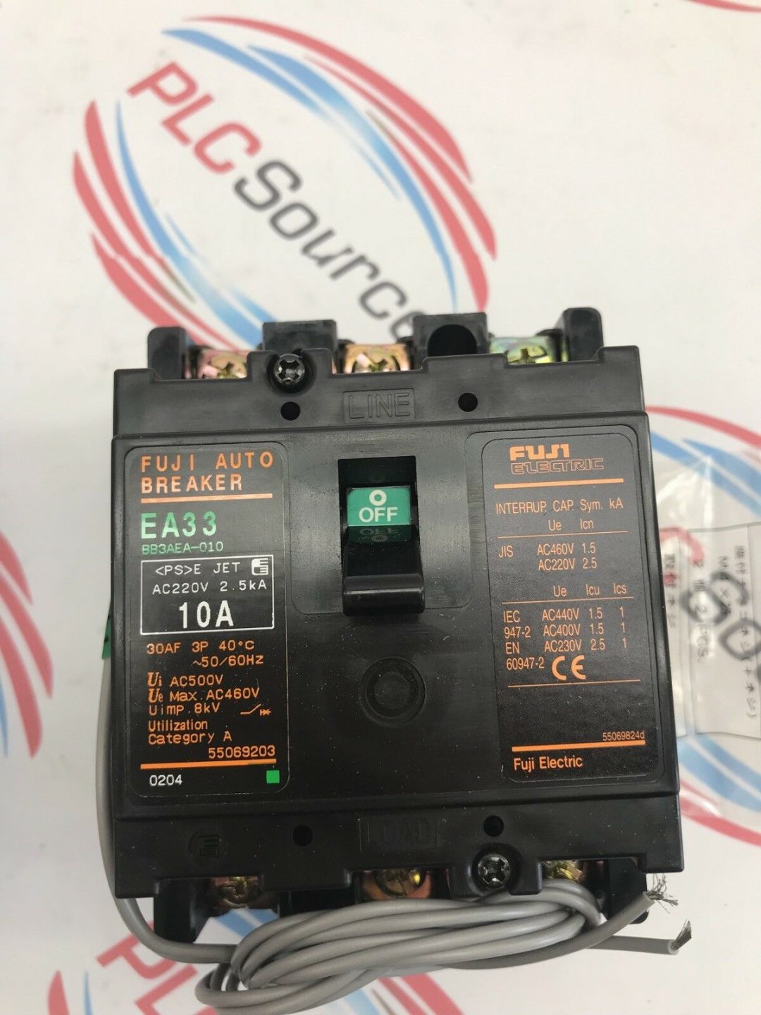FUJI ELECTRIC BB3AEA010 EA33 10A AUTO BREAKER