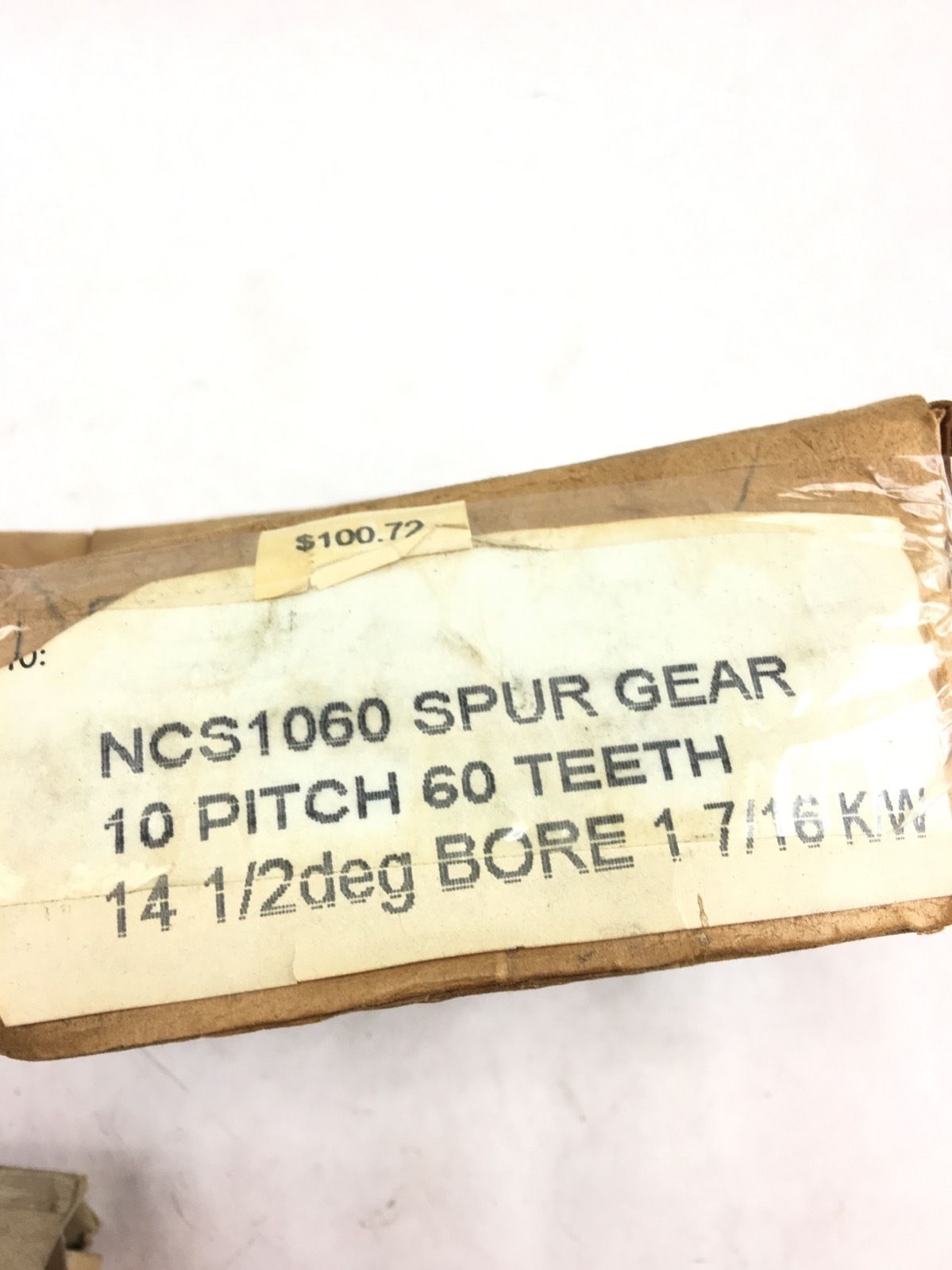 NEW IN BOX BROWNING NCS1060 SPUR GEAR, 10 PITCH, 60 TEETH, 1 7/16â? KW, (B384) 2