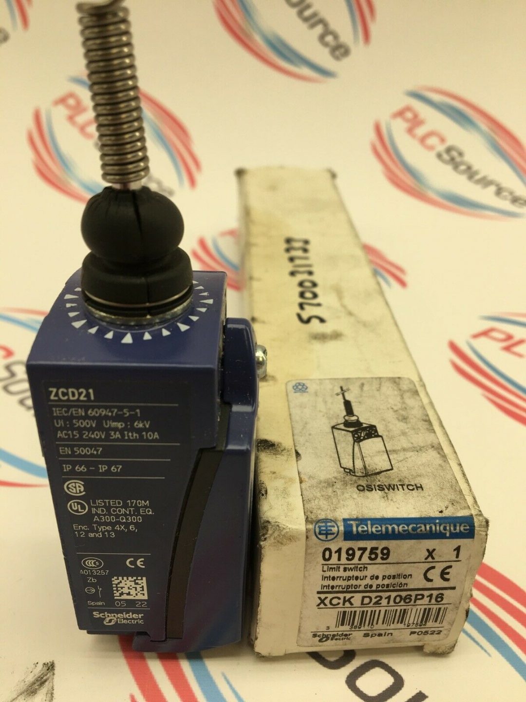 TELEMECANIQUE XCK D2106P16 LIMIT SWITCH
