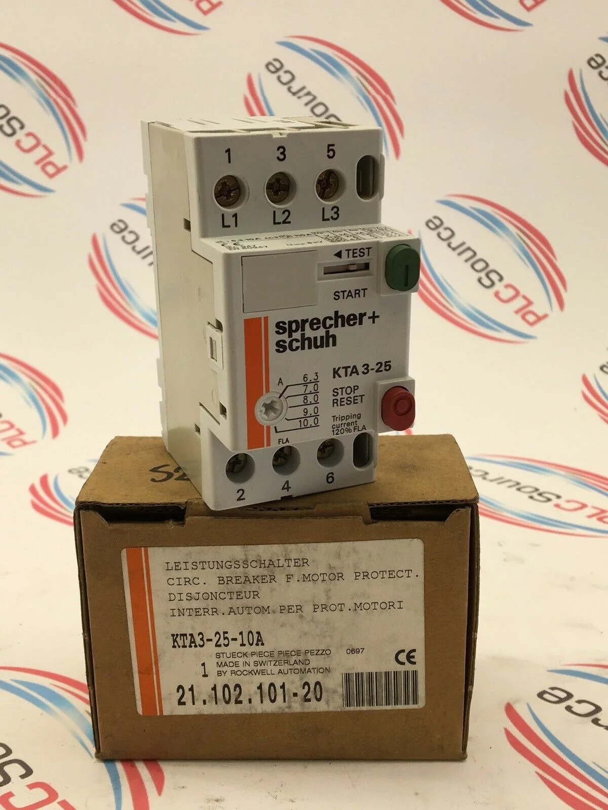 Relais Thermique Moteur Sprecher + Schuh CT7-45-30 - Référence 25.251.102-01, Neuf