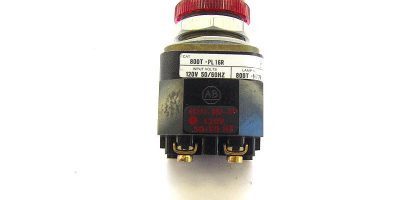 ALLEN BRADLEY 800T-PL16R 800TPL16R PILOTLIGHT TRANSFORMER RED LED,NO BULB (F136 1