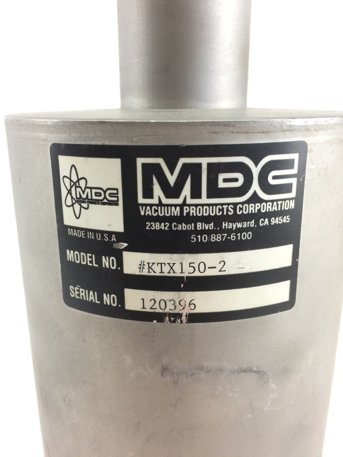 MDC KTX150-2 HIGH VACUUM RESEARCH CHAMBER INLINE (H298) 2