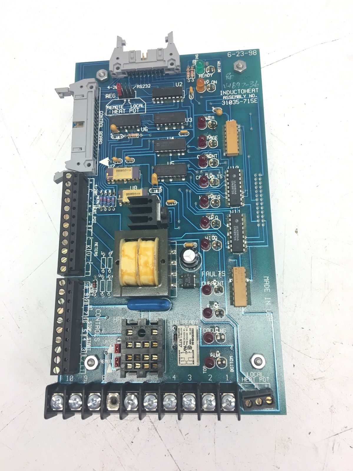 USED IN GREAT CONDITION INDUCTOHEATÂ 31035-715E ANNUNCIATOR INTERFACE ASSY, B273 1