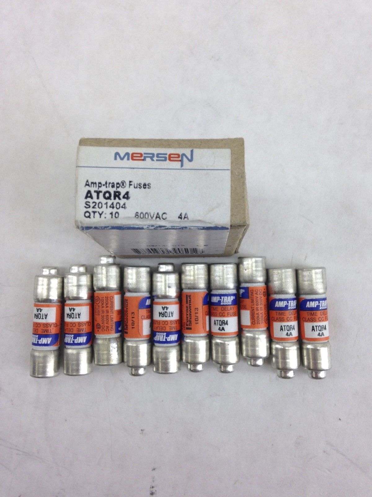 MERSEN ATQR4 4A FUSE BOX OF 10 (A829) 1