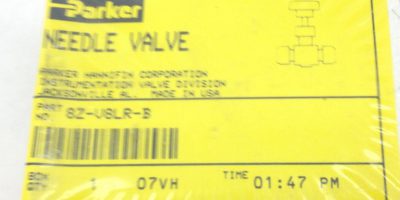 PARKER 8Z-V8LR-B NEEDLE VALVE (A826) 1