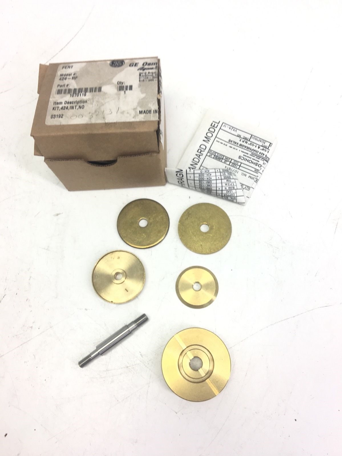 NEW IN BOX Aquamatic Â 424-RF Â INTERNAL PARTS KIT, NORMALLY OPEN VALVES, F230 1