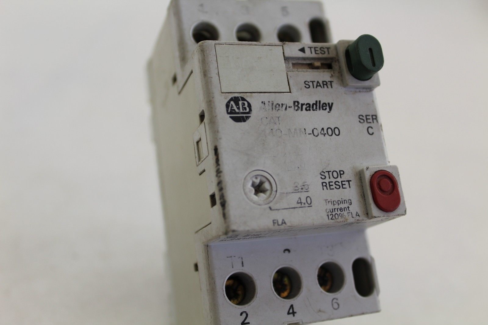 ALLEN BRADLEY 140-MN-C400 SERIES C MANUAL STARTER USED (A596) 1