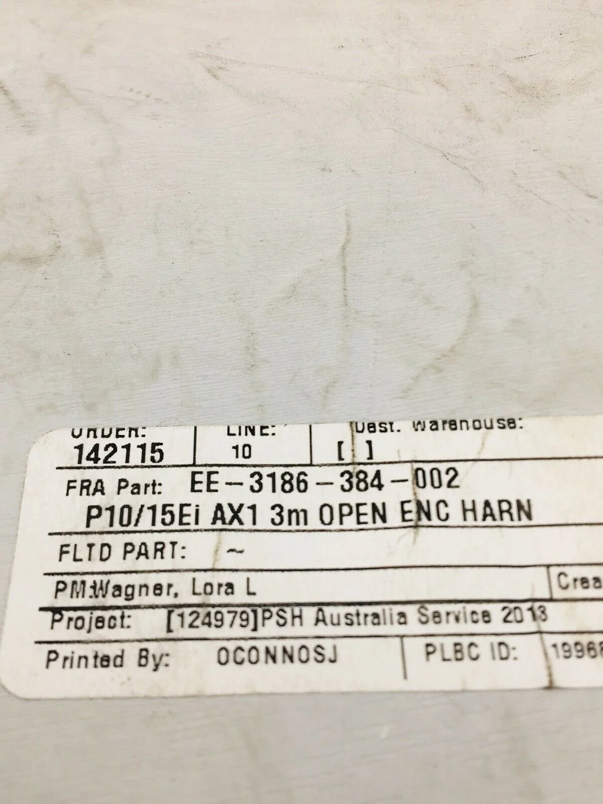 FANUC P10/15Ei AX1 3M OPEN ENC HARN EE-3186-384-002 - Image 3