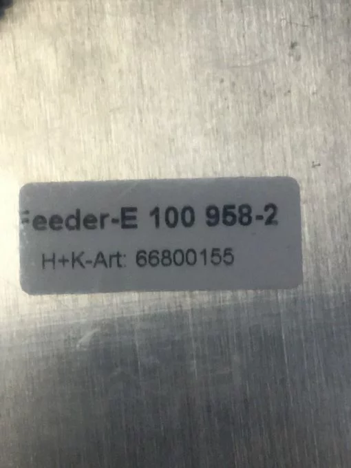 EMHART TEKNOLOGIES TUCKER FEEDER-E 100 958-2 TERMINAL RS232 INTERFACE - Image 5