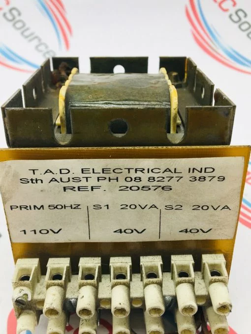 TAD T.A.D. ELECTRICAL IND 50HZ 110V TRANSFORMER - Image 2