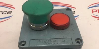 SCHNEIDER ELECTRIC XAPM-1202 CAST METAL ENCLOSURE PUSH BUTTON