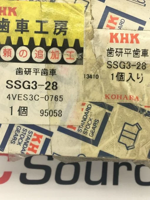 KHK SSG3-28 SPUR GEAR  28T, 20mm Bore 4VES3C-0765 - Image 2