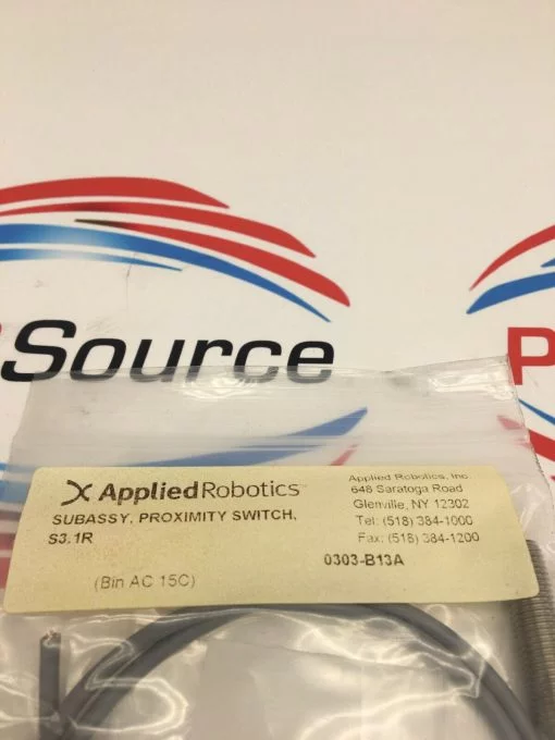 APPLIED ROBOTICS SUBASSEMBLY S3.1R PROXIMITY SENSOR  0303-B123A - Image 2