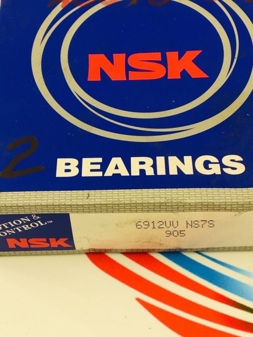 NSK BEARING 6912VV NS7S 905 BALL BEARING - Image 2