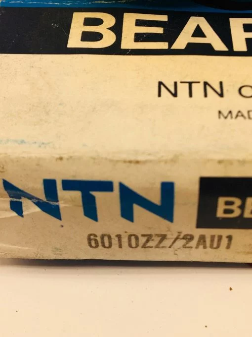 NTN SINGLE GROOVE BALL BEARING 6010ZZ/2AU1 - Image 2