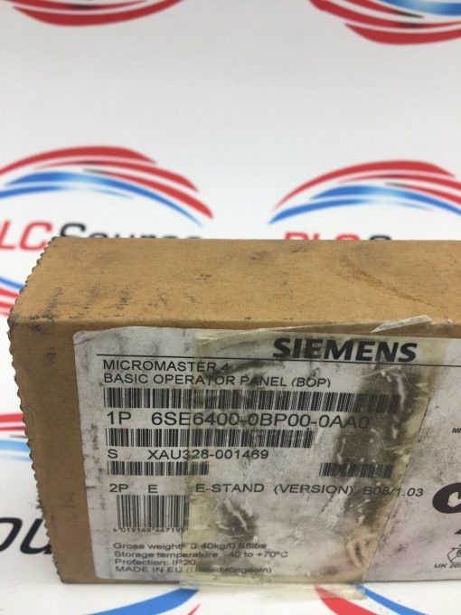 SIEMENS 6SE6400-0BP00-0AA0 MICROMASTER BASIC OPERATOR PANEL - Image 3
