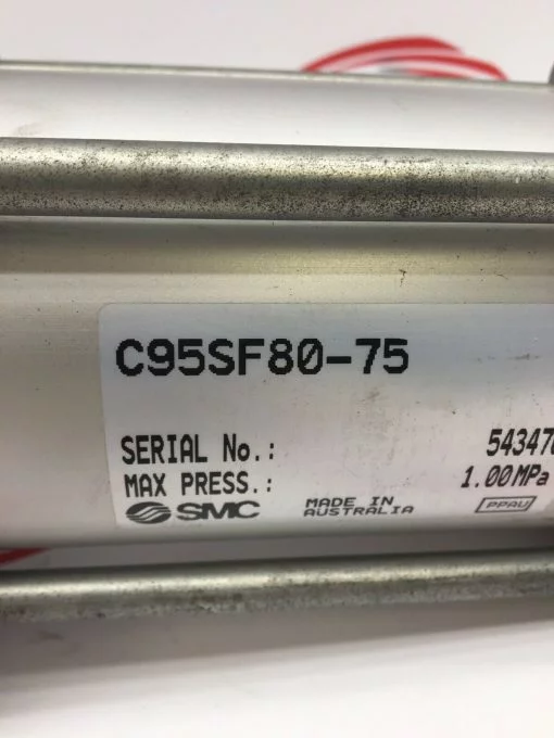 SMC C95SF80-5 TIE-ROD AIR CYLINDER - Image 2