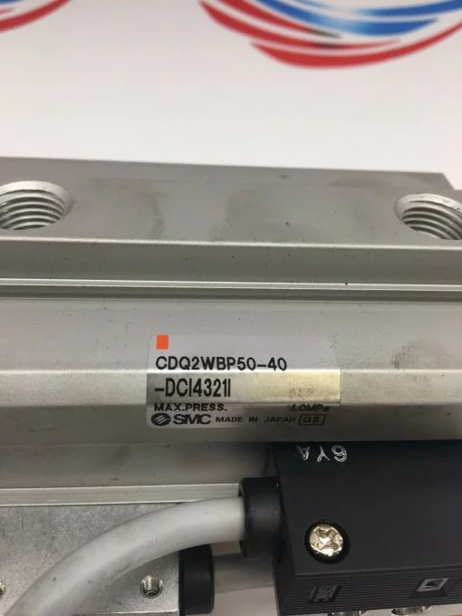 SMC CDQ2WBP50-40-DCI4321I DBL ROD COMPACT CYLINDER ACTUATOR - Image 2