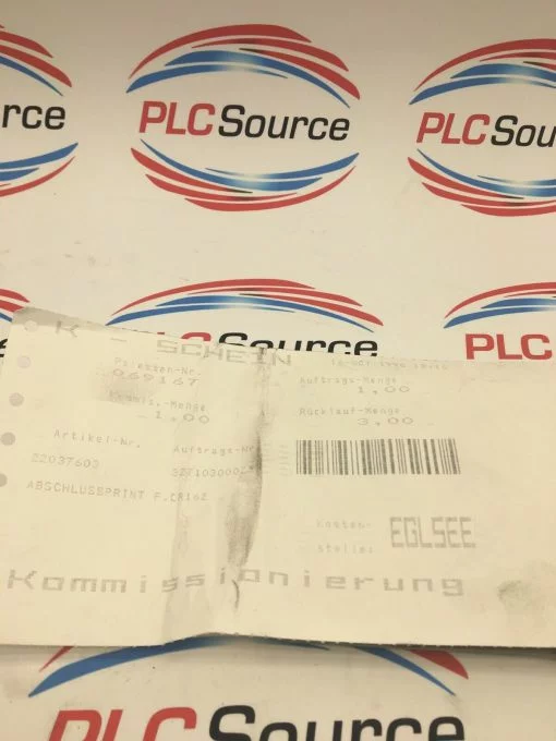 KEBA BT 081 2064-00256 PC BOARD TERMINATION/CONNECTOR CARD - Image 4