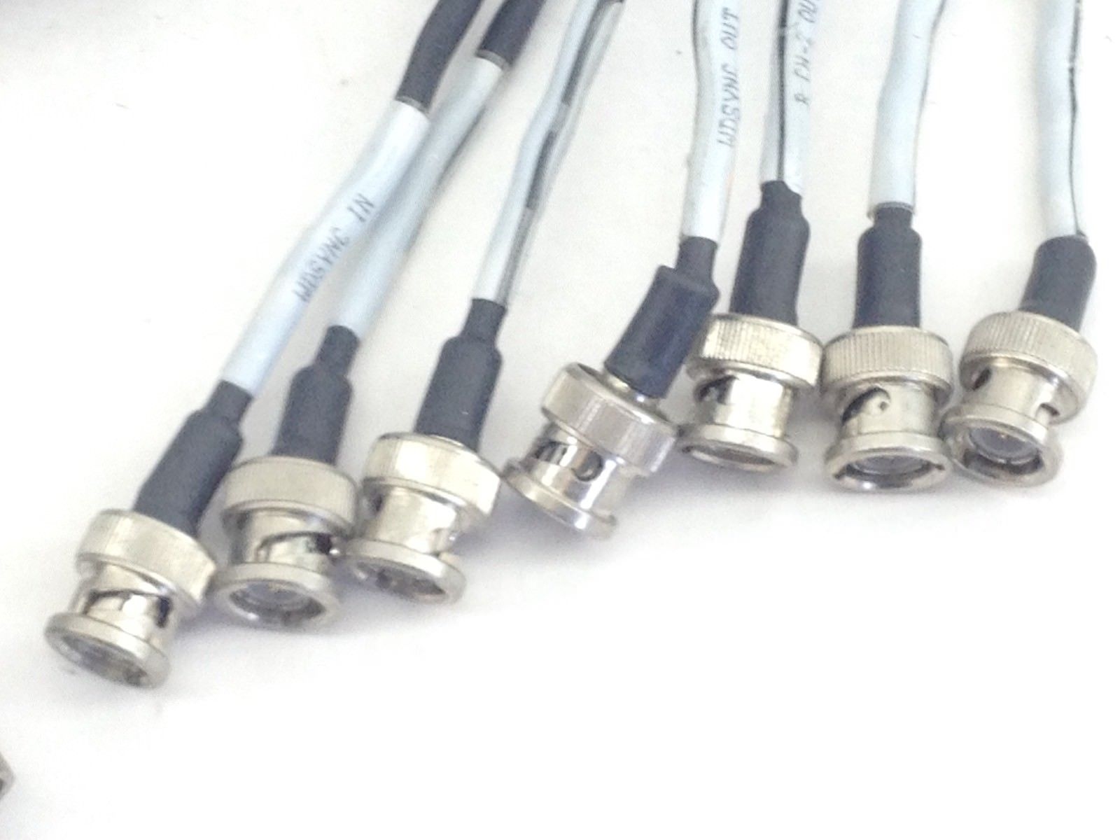 7-CHANNEL CONNECTOR CABLE,25-PIN, 7-BNC RF/COAXIL CONNECTORS 8ft plus L (H330) 4