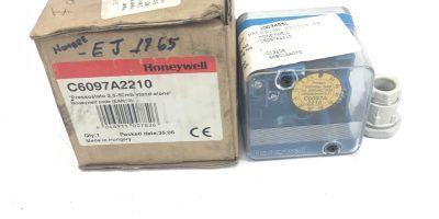 NEW IN BOXÂ Honeywell Gas Pressure Switch C6097A2210 STAND-ALONE, FAST SHIP, B275 1