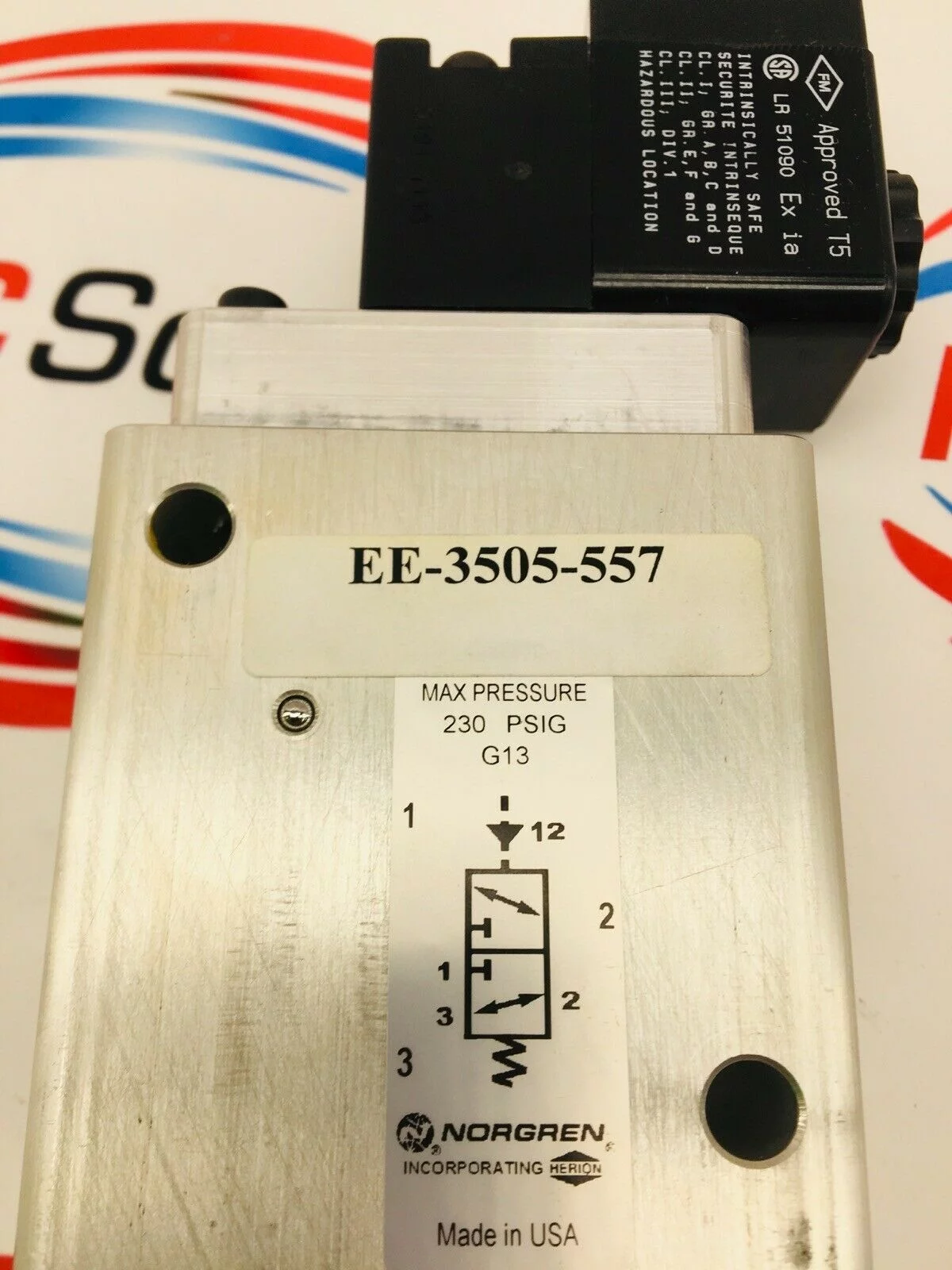 NORGREN FANUC EE-3505-557 PURGE VALVE ASSEMBLY - Image 2
