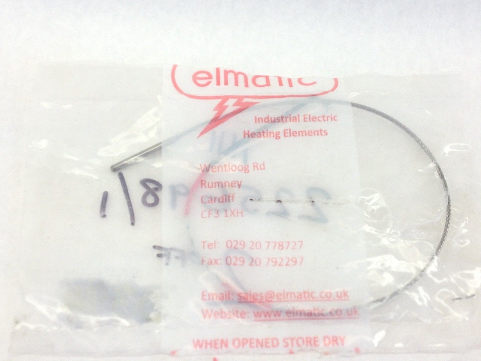 ELEMATIC 225698/1 THERMOCOUPLE (H352) 1