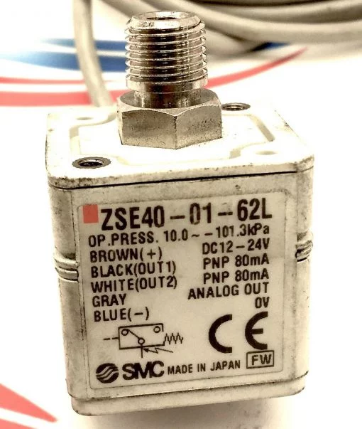 SMC ZSE40-01-62L DIGITAL READOUT PRESSURE SWITCH - Image 2