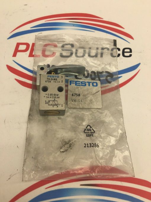 FESTO TH-3-M5 FINGER LEVER VALVE