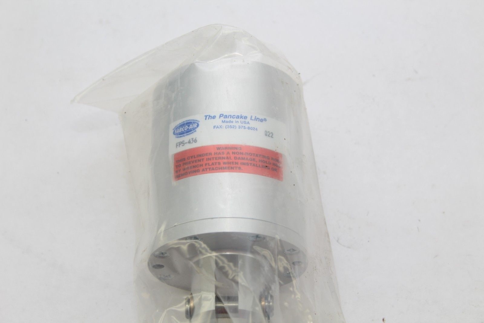 NEW! FABCO-AIR PANCAKE LINE FPS-1436 022 STAINLESS CYLINDER FAST SHIP! (F222) 1