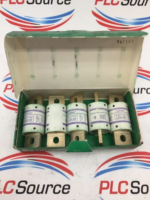 LITTELFUSE SEMICONDUCTOR FUSES L25S 80 250V BOX OF 5 - Image 2