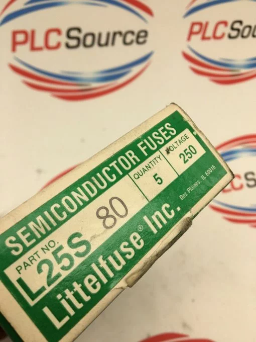 LITTELFUSE SEMICONDUCTOR FUSES L25S 80 250V BOX OF 5 - Image 3
