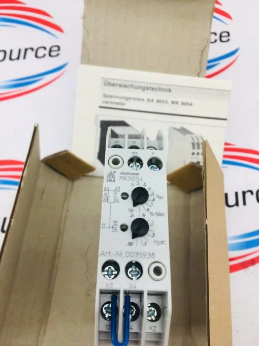DOLD SOHNE MK9054 DC15-150MV UH AC110V 5S VARIMETER VOLTAGE SAFETY RELAY - Image 3