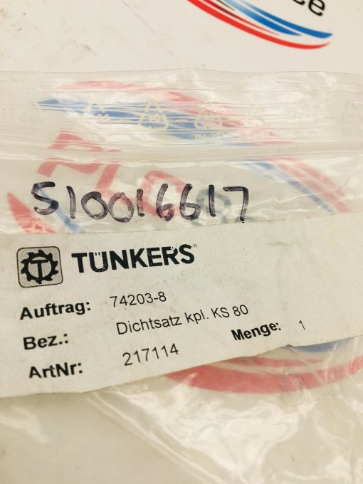 TUNKERS 74203-8 SEAL KIT KS 80 217114 - Image 2