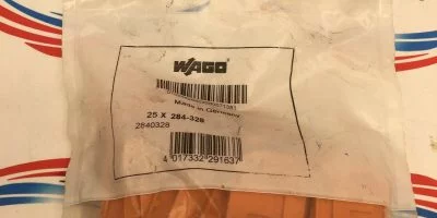 WAGO 25 X 284-328 TERMINAL BLOCKS 20 PACK