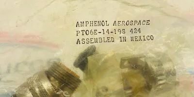 AMPHENOL PT06E-14-19S 424 CONNECTOR SET