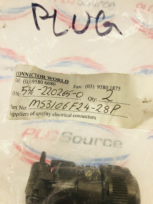 ITT CANNON MS3106F24-28P CONNECTOR ASSEMBLY - Image 2