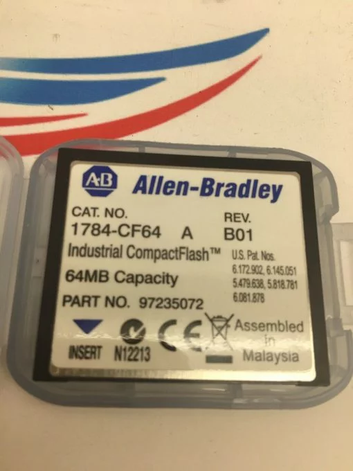 ALLEN BRADLEY 1784CF64 SERIES A INDUSTRIAL COMPACT FLASH MEMORY CARD - Image 3