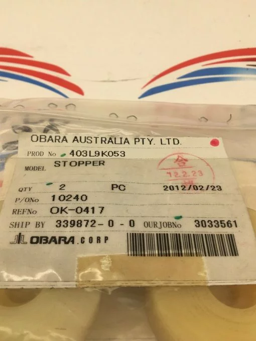 OBARA ROBOTICS STOPPER 403L9K053 BAG OF 2 - Image 2