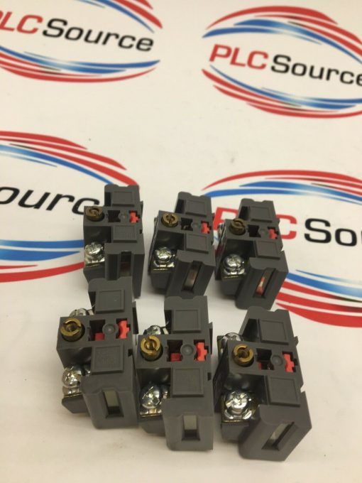 IDEC BS001E CONTACT BLOCKS       LOT OF 6