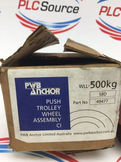 PWB ANCHOR 49477 PUSH TROLLEY WHEEL ASSEMBLY  500KG CAPACITY - Image 2