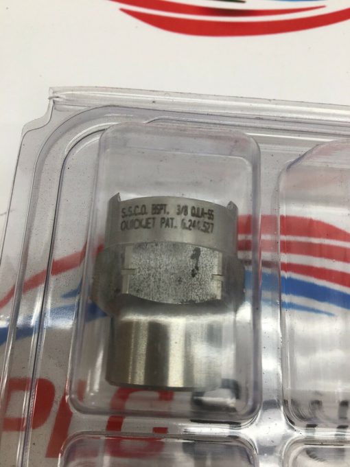 Spraying Systems BSPT 3/8 QJLA-SS 6.244.527 QUICKJET ADAPTERS  6-PACK - Image 2