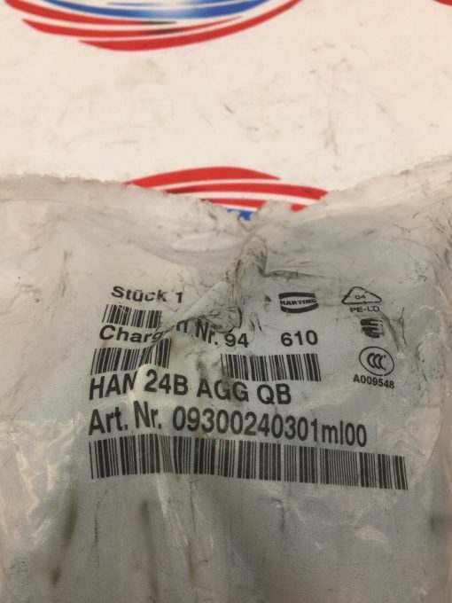 HARTING HEAVY DUTY CONNECTION HOUSING HAN 24B AGG QB - Image 3