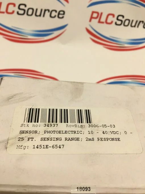 EATON 1451E-6547 Photoelectric Proximity Sensor - Image 2