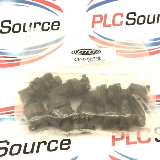 CTC D2D - 2 SOCKET RIGHT-ANGLE MIL-STYLE CONNECTOR CF-D2D-250 BAG OF 4
