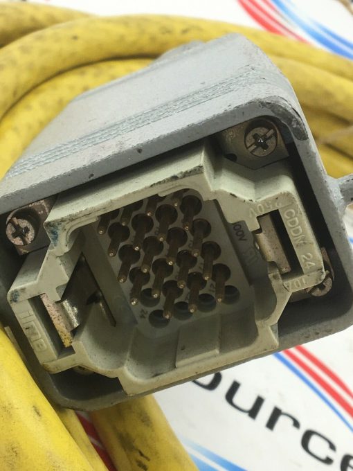 LEONI ROBOTICS EPS  3.101.17.3035B CABLE ASSY, ILME Rect to Cannon Circ 19-P M/F - Image 2