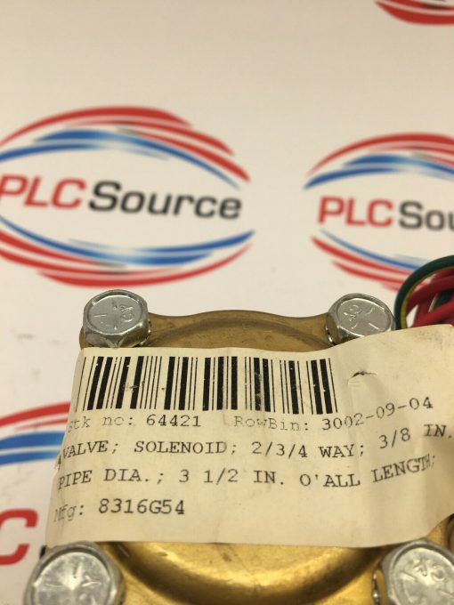 ASCO RED HAT 8316G54 314491 SOLENOID VALVE - Image 6