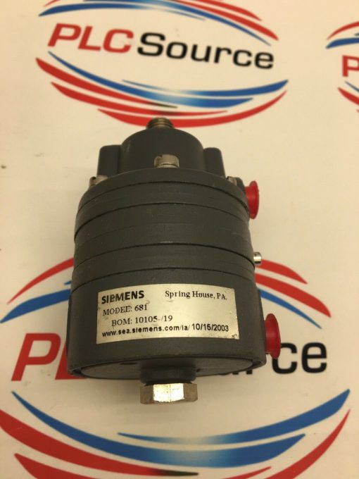 SIEMENS 10105-/19 MODEL 681 BIASING RELAY NULLMATIC